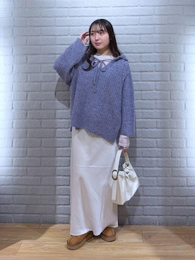 「冬コーデ」｜るりこさん（レディース・154cm）の冬コーディネート