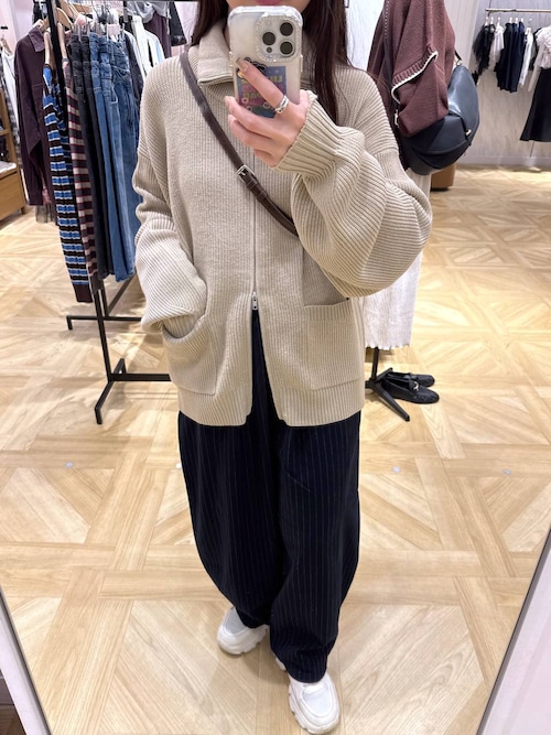 HIGZIPニットカーディガン　1055861