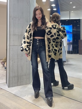 「アイテム（その他トップス）」を使った、KURENAさん（レディース・153cm）の春コーディネート