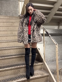 gyda Cocoon Eco Furブルゾン ゼブラ gyda Cocoon Eco Fur ブルゾン 