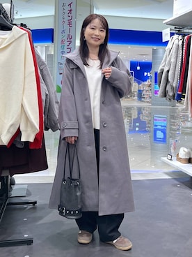 「アイテム（スウェットパンツ）」を使った、emaさん（レディース・155cm・30代）の秋コーディネート