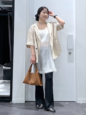 emaさん（レディース・155cm）の春コーディネート