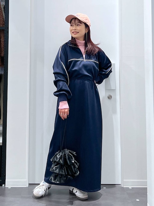 セール】パイピングトラックワンピース / 320401（ワンピース