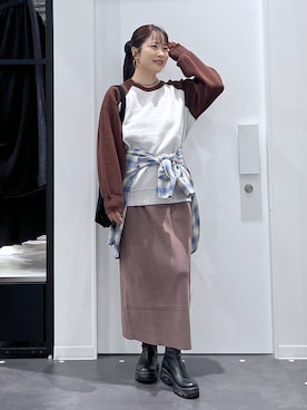 「アイテム（リング）」を使った、emaさん（レディース・155cm・30代）の秋コーディネート