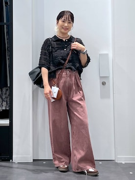 「アイテム（ピアス（両耳用））」を使った、emaさん（レディース・155cm・30代）の夏コーディネート