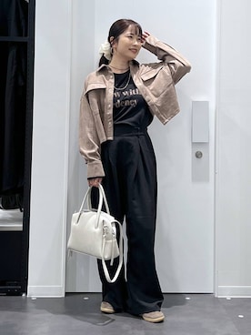 「アイテム（リング）」を使った、emaさん（レディース・155cm・30代）の秋コーディネート