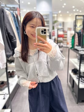 「LAKOLE（ラコレ）のアイテム」を使った、emaさん（レディース・155cm）の春コーディネート