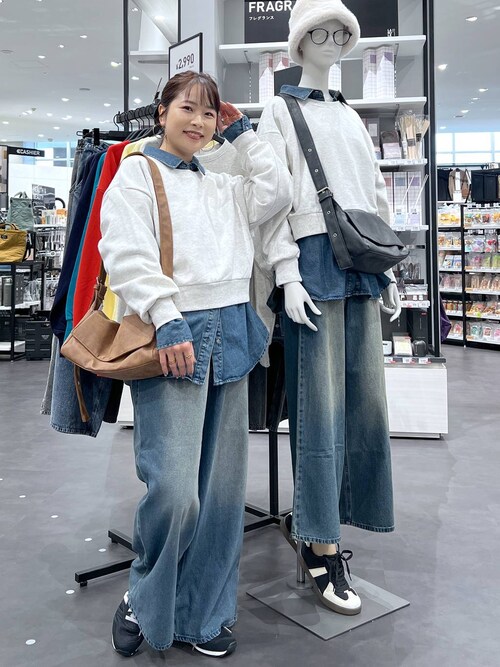 セール】ドロストイージーデニムパンツ / 582579（デニムパンツ