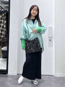 emaさん（レディース・155cm）の春コーディネート