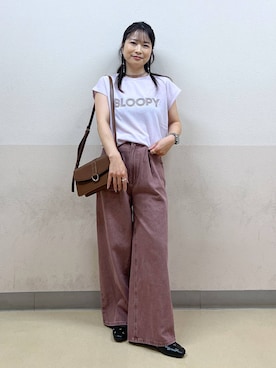 「アイテム（パンプス）」を使った、emaさん（レディース・155cm・30代）の夏コーディネート