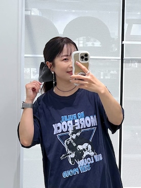 「アイテム（ヘアアクセサリー）」を使った、emaさん（レディース・155cm・30代）の夏コーディネート