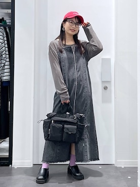 「LAKOLE（ラコレ）のアイテム」を使った、emaさん（レディース・155cm）の春コーディネート