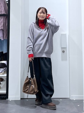 emaさん(レディース・155cm)の冬コーディネート