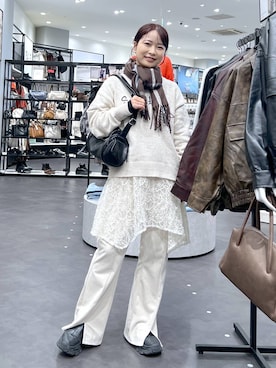 「アイテム（リング）」を使った、emaさん（レディース・155cm・30代）の秋コーディネート