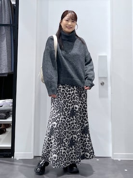 「アイテム（リング）」を使った、emaさん（レディース・155cm・30代）の冬コーディネート