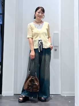 「アイテム（ピアス（両耳用））」を使った、emaさん（レディース・155cm・30代）の夏コーディネート
