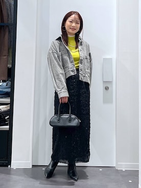 「アイテム（ジャケット/アウター）」を使った、emaさん（レディース・155cm・30代）の冬コーディネート