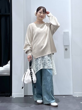 「アイテム（リング）」を使った、emaさん（レディース・155cm・30代）の秋コーディネート