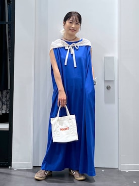 「アイテム（ピアス（両耳用））」を使った、emaさん（レディース・155cm・30代）の夏コーディネート