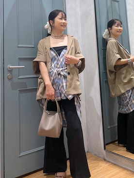 「アイテム（ピアス（両耳用））」を使った、emaさん（レディース・155cm・30代）の夏コーディネート