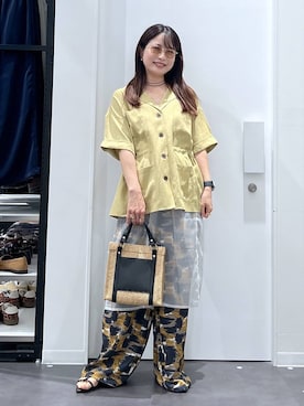 「アイテム（リング、その他）」を使った、emaさん（レディース・155cm）の夏コーディネート