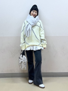 emaさん（レディース・155cm）の冬コーディネート