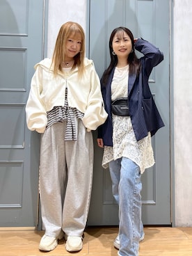 emaさん（レディース・155cm）の春コーディネート