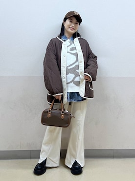 「アイテム（リング）」を使った、emaさん（レディース・155cm・30代）の秋コーディネート