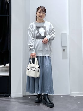「アイテム（ヘアアクセサリー）」を使った、emaさん（レディース・155cm・30代）の秋コーディネート