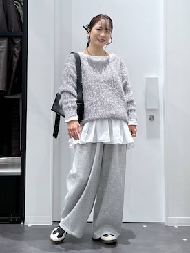 「アイテム（ヘアアクセサリー）」を使った、emaさん（レディース・155cm・30代）の秋コーディネート