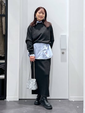 emaさん（レディース・155cm）の冬コーディネート