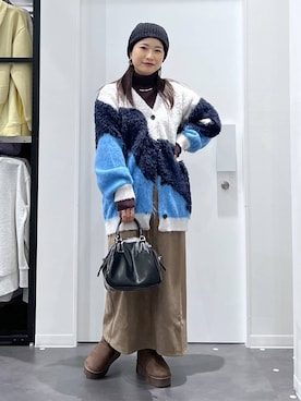 emaさん（レディース・155cm）の冬コーディネート
