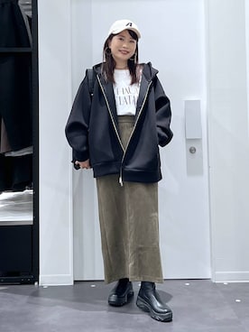 「アイテム（リング）」を使った、emaさん（レディース・155cm・30代）の秋コーディネート