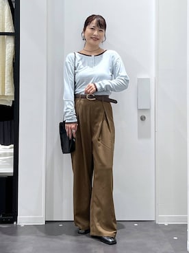 「アイテム（ブーツ）」を使った、emaさん（レディース・155cm・30代）の秋コーディネート