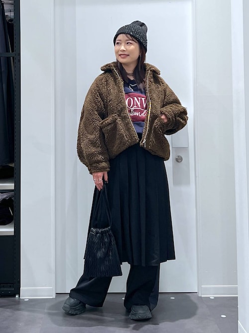 セール】ラメボアエリツキブルゾン / 135672（ブルゾン）｜LAKOLE