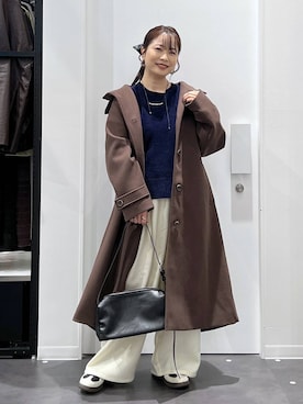 「アイテム（その他アウター）」を使った、emaさん（レディース・155cm・30代）の秋コーディネート