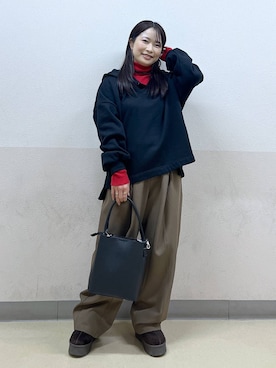 emaさん（レディース・155cm）の冬コーディネート