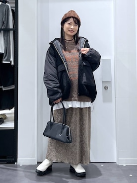 「アイテム（リング）」を使った、emaさん（レディース・155cm・30代）の秋コーディネート