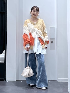 「アイテム（リング）」を使った、emaさん（レディース・155cm・30代）の秋コーディネート