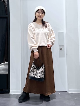 「アイテム（リング）」を使った、emaさん（レディース・155cm・30代）の秋コーディネート