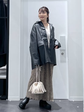 「アイテム（リング）」を使った、emaさん（レディース・155cm・30代）の秋コーディネート