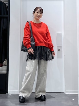 「アイテム（リング）」を使った、emaさん（レディース・155cm・30代）の秋コーディネート