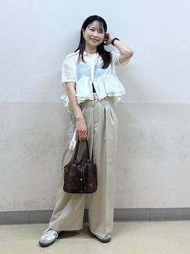 「アイテム（リング、その他）」を使った、emaさん（レディース・155cm）の夏コーディネート