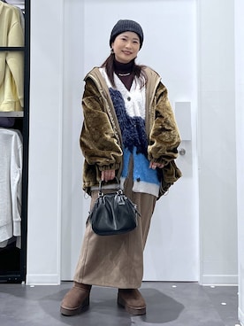 emaさん（レディース・155cm）の冬コーディネート