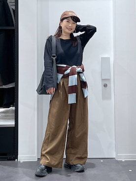 「アイテム（リング）」を使った、emaさん（レディース・155cm・30代）の秋コーディネート