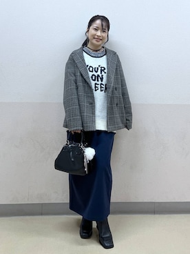 「アイテム（リング）」を使った、emaさん（レディース・155cm・30代）の秋コーディネート