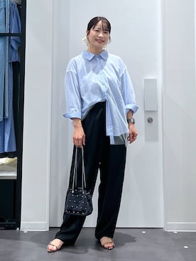 「アイテム（ピアス（両耳用））」を使った、emaさん（レディース・155cm・30代）の夏コーディネート