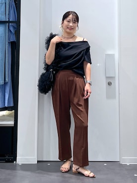 「アイテム（ピアス（両耳用））」を使った、emaさん（レディース・155cm・30代）の夏コーディネート