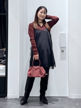 emaさん（レディース・155cm）の秋コーディネート