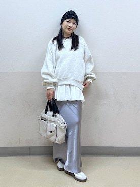 emaさん（レディース・155cm）の冬コーディネート